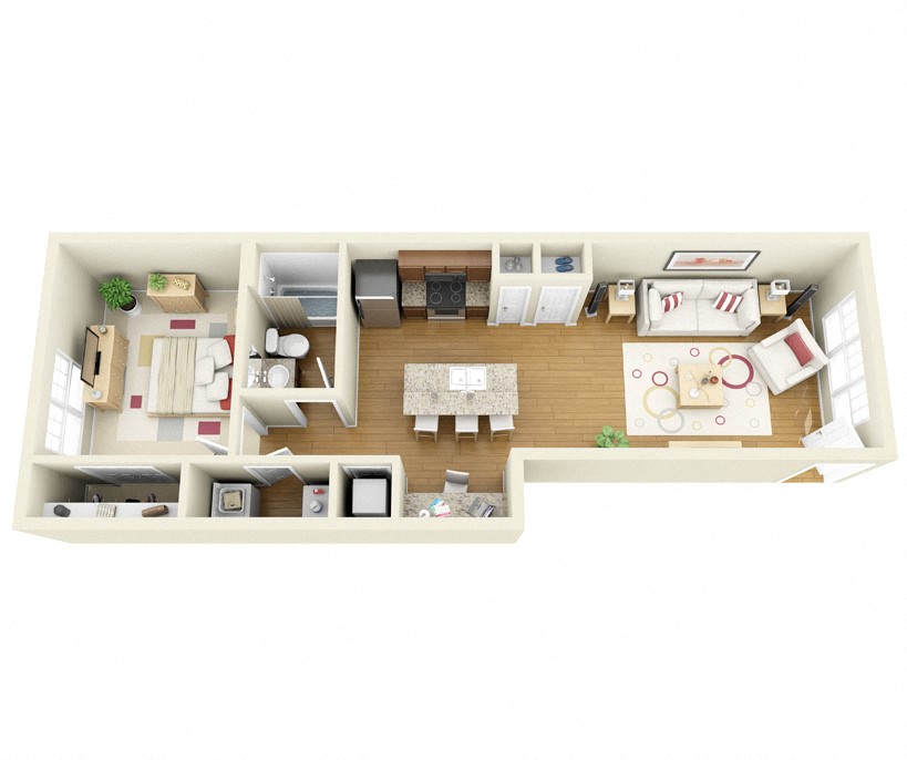 Suitable Floor Plans For Students Suitable Floor Plans For Students at The Langston, Cleveland, OH